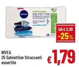 A&O NIVEA 25 Salviettine Struccanti offerta