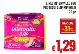 A&O Lines intervallo&go proteggi slip ripiegati offerta