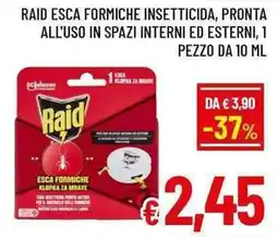 A&O Raid esca formiche insetticida, pronta all'uso in spazi interni ed esterni offerta