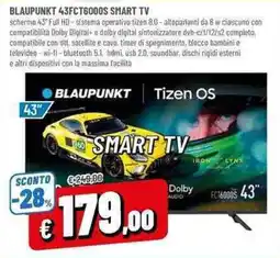 A&O BLAUPUNKT 43FCT6000S SMART TV offerta