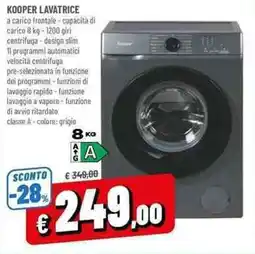 A&O Kooper lavatrice offerta