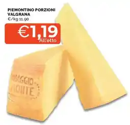 Mercatò Piemontino porzioni VALGRANA offerta
