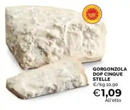 Mercatò Gorgonzola dop cinque stelle offerta