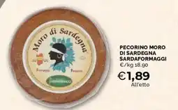 Mercatò Pecorino moro di sardegna SARDAFORMAGGI offerta