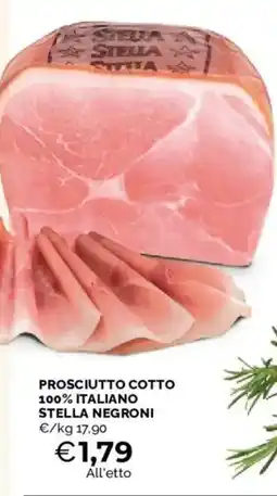 Mercatò Prosciutto cotto 100% italiano stella NEGRONI offerta
