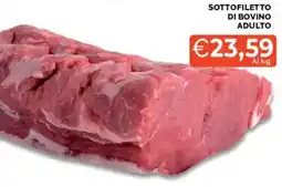 Mercatò Sottofiletto di bovino adulto offerta