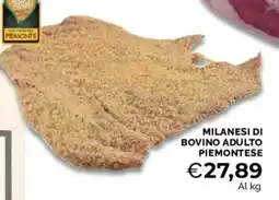 Mercatò Milanesi di bovino adulto piemontese offerta