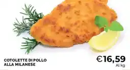 Mercatò Cotolette di pollo alla milanese offerta