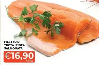 Mercatò Filetto di trota iridea salmonata offerta