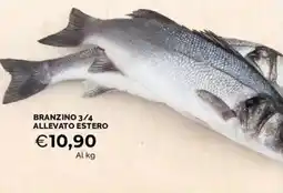 Mercatò Branzino 3/4 allevato estero offerta