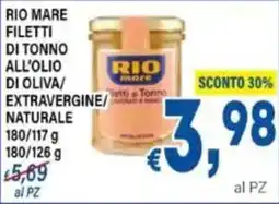 DEM Rio mare filetti di tonno all'olio di oliva/ extravergine/ naturale offerta
