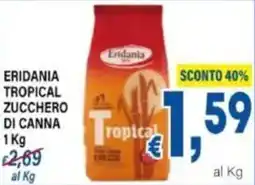 DEM Eridania tropical zucchero di canna offerta