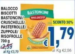 DEM Balocco biscotti bastoncini cruschelle/ pastefrolle/ zuppole/ risofrolle offerta