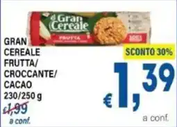 DEM Gran cereale frutta/ croccante/ cacao offerta