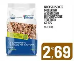Ard Discount Noci sgusciate mocerino a sostegno di fondazione telethon offerta