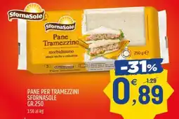 Ard Discount Pane per tramezzini SFORNASOLE offerta