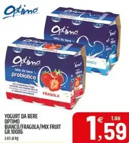 Ard Discount Yogurt da bere optimo bianco/fragola/mix fruit offerta