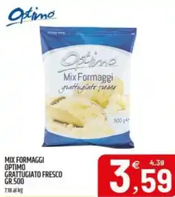 Ard Discount Mix formaggi optimo grattugiato fresco offerta