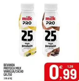 Ard Discount Bevanda proteica milk vaniglia/cacao offerta