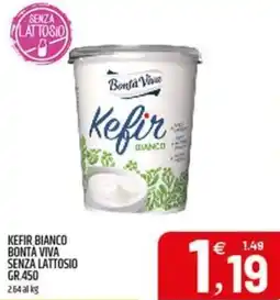 Ard Discount Kefir bianco bonta viva senza lattosio offerta