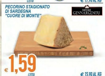 MD Discount Pecorino stagionato di sardegna cuore di monte offerta