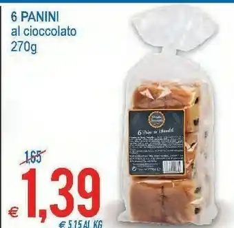 MD Discount 6 panini al cioccolato offerta