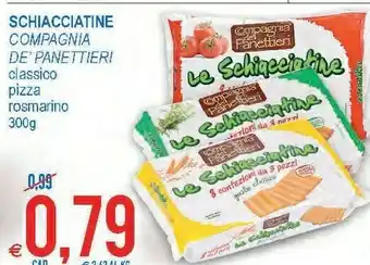 MD Discount Compagnia de' panettieri - le schiacciatine gusto classico offerta