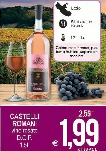MD Discount Castelli romani vino rosato dop 1500 ml offerta