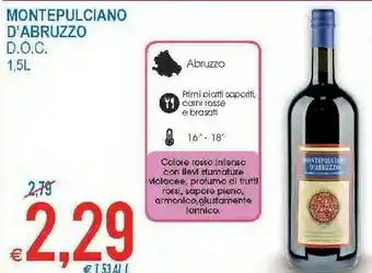 MD Discount Montepulciano d'abruzzo doc 1500 ml offerta