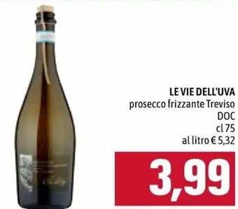 Famila Le Vie Dell'Uva Prosecco Frizzante Treviso DOC 75 cl offerta