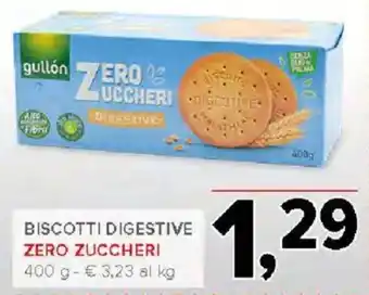 Todis Gullón biscotti digestive zero zuccheri offerta