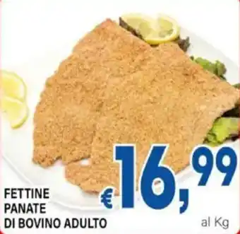 DEM Fettine panate di bovino adulto offerta