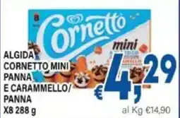 DEM Algida cornetto mini panna e carammello panna x8 offerta