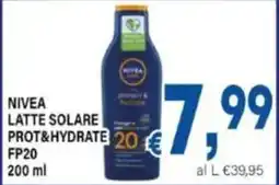 DEM Nivea latte solare prot&hydrate fp20 offerta
