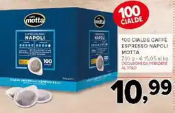 Todis 100 cialde caffè espresso napoli MOTTA offerta