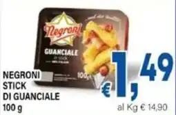 DEM Negroni stick di guanciale offerta