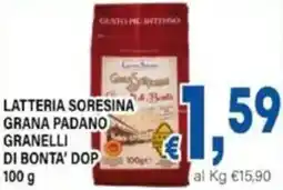 DEM Latteria soresina grana padano granelli di bonta' dop offerta