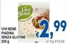 DEM Vivi bene piadina senza glutine offerta