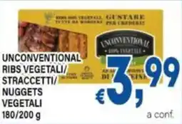 DEM Unconventional ribs vegetali straccetti/ nuggets vegetali offerta