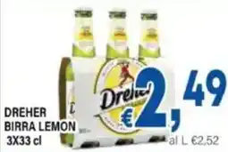 DEM Dreher birra lemon offerta