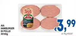 DEM Aia hamburger di pollo offerta