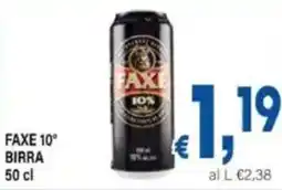 DEM Faxe 10° birra offerta