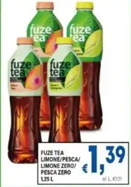 DEM Fuze tea limone/pesca limone zero/ pesca zero offerta
