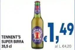 DEM Tennent's super birra offerta