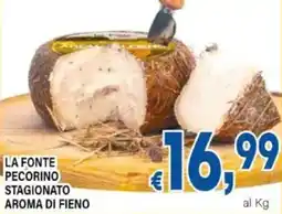 DEM La fonte pecorino stagionato aroma di fieno offerta