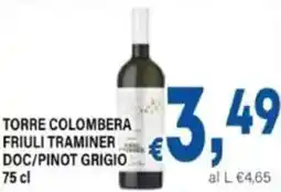 DEM Torre colombera friuli traminer doc/pinot grigio offerta
