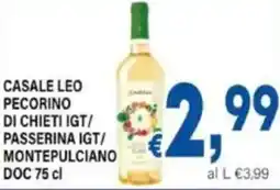 DEM Casale leo pecorino di chieti igt/ passerina igt/ montepulciano offerta
