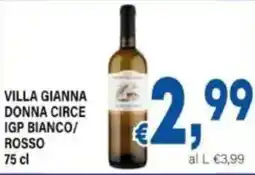 DEM Villa gianna donna circe igp bianco/ rosso offerta