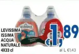 DEM Levissima issima acqua naturale offerta
