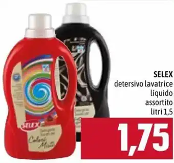 Famila Selex Detersivo Lavatrice Liquido Assortito 1,5 litri offerta